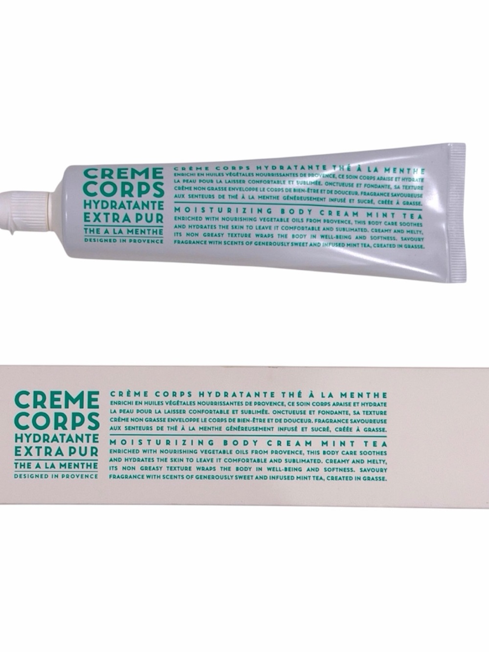 New Compagnie De Provence EP Moisturising Mint Tea Body Hand Cream 3.4oz Sealed